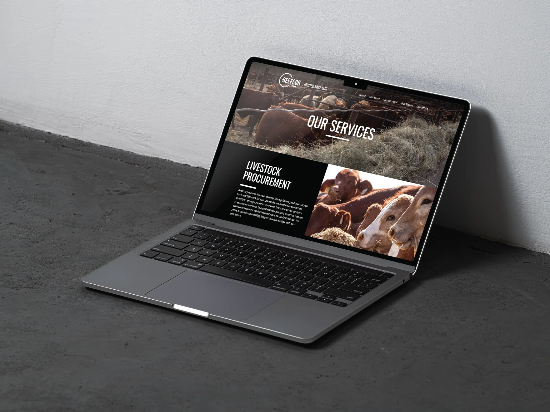 Beefcor — producer brand, packaging and campaign