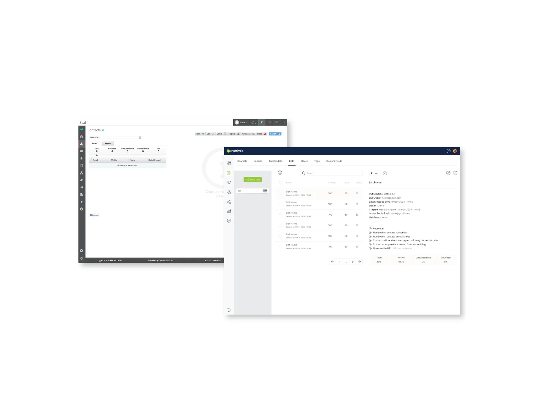 Everlytic Next — design detail