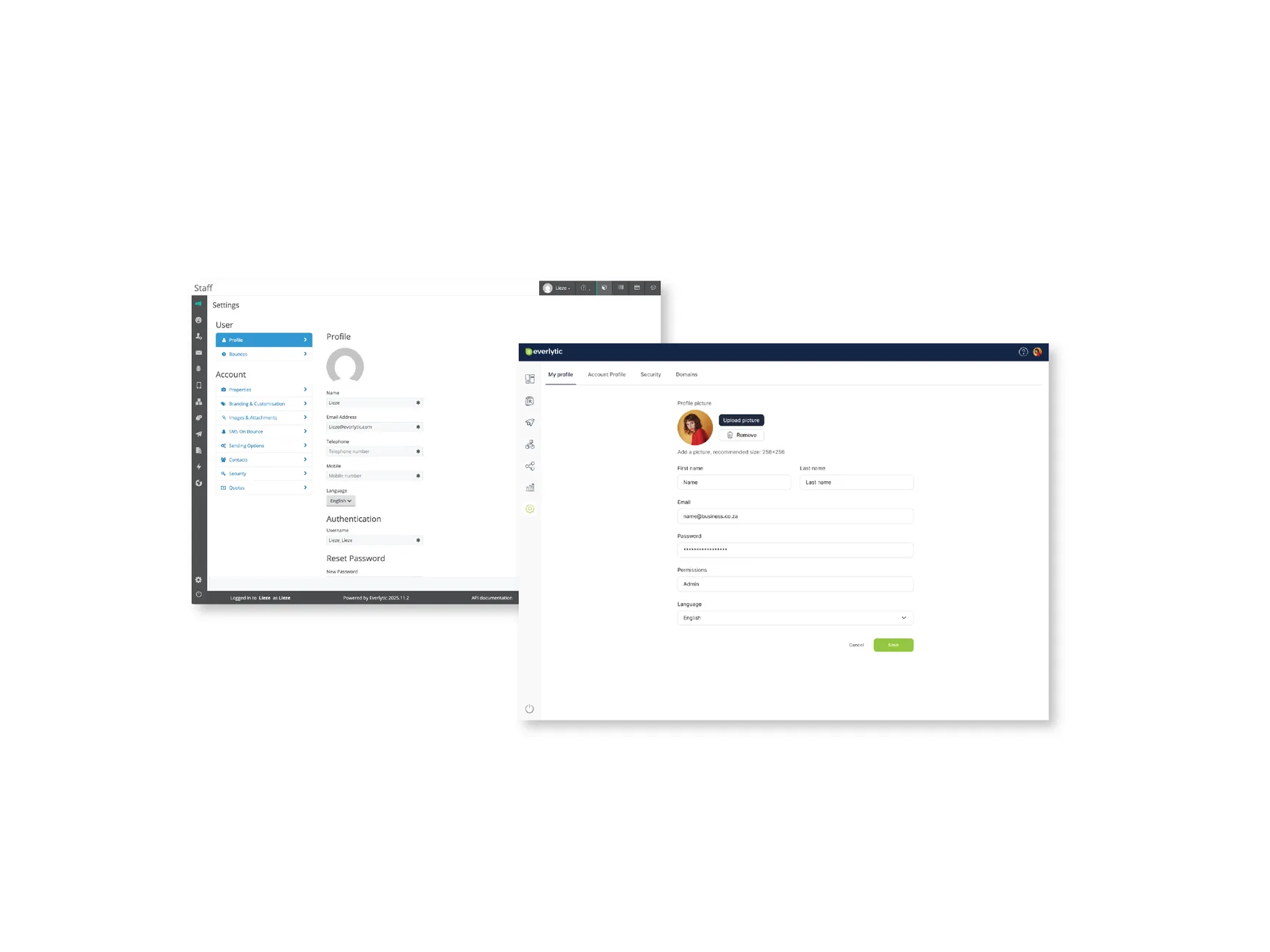 Everlytic Next — design detail