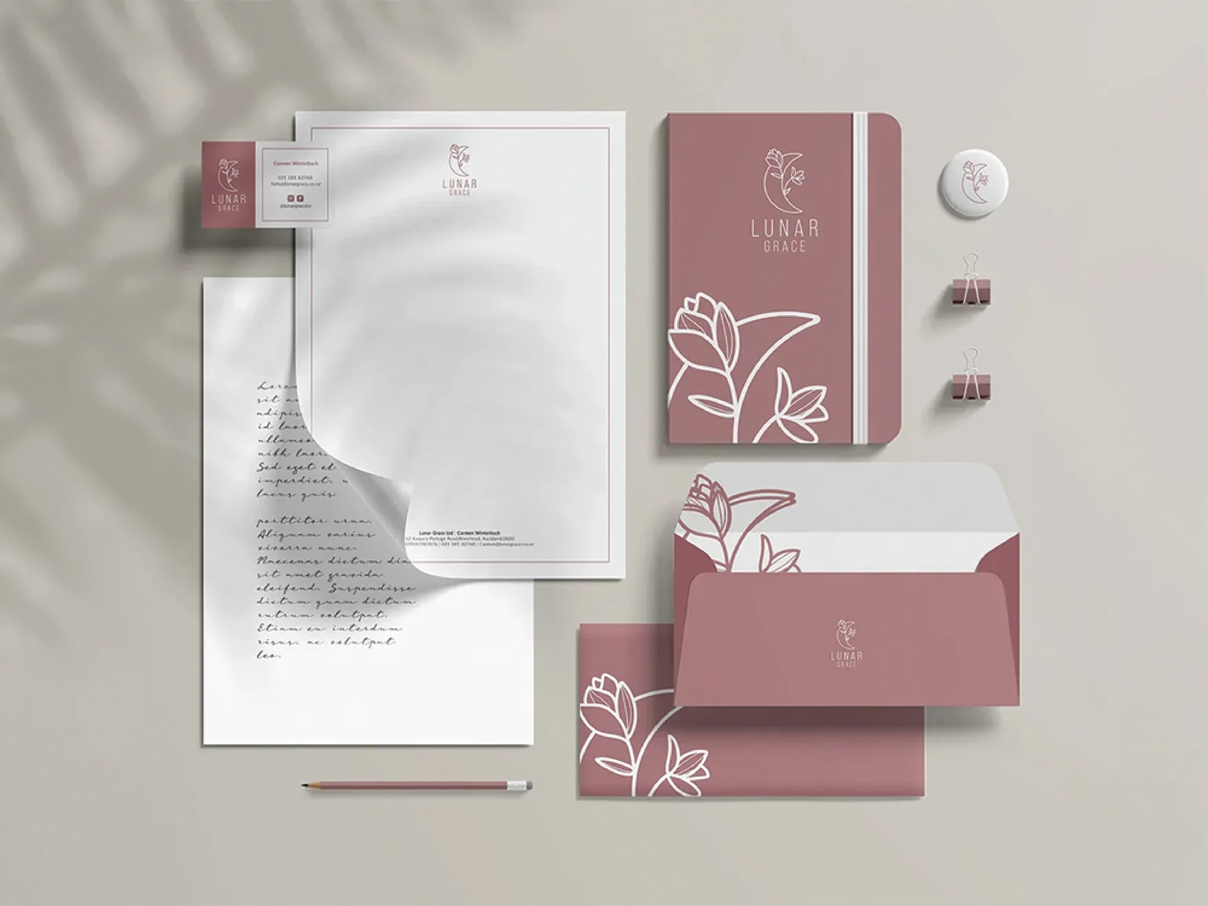 Lunar Grace — design detail