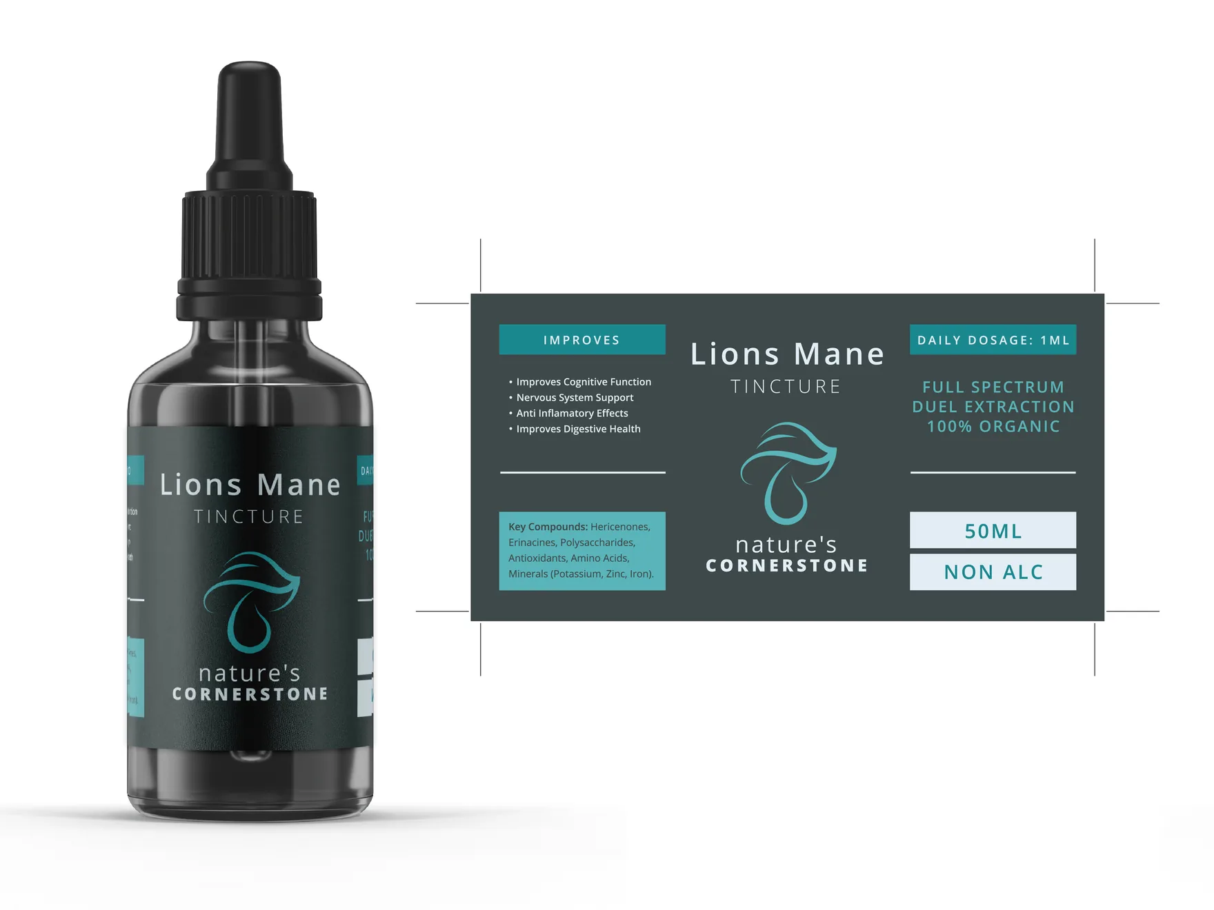 Nature's Cornerstone — design detail